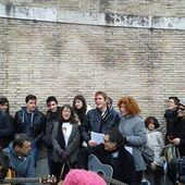 FlashMob in Piazza del Popolo a Roma il 16 gennaio