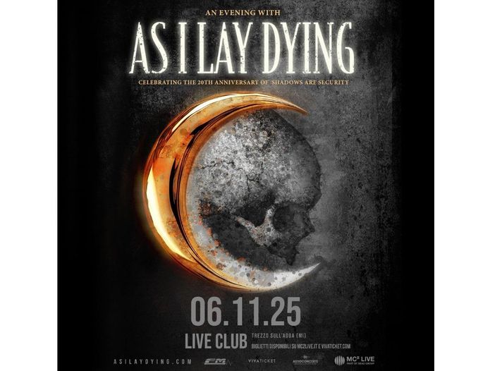 As I Lay Dying: tutte le informazioni sul concerto a Milano As I Lay Dying: tutte le informazioni sul concerto a Milano