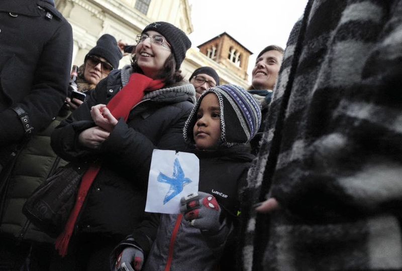 FlashMob alle Colonne di San Lorenzo a Milano il 17 gennaio