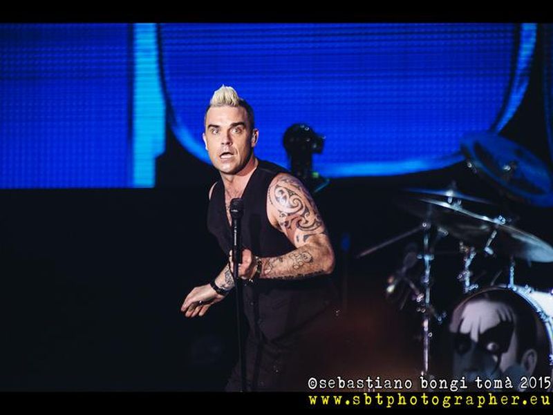 23 luglio 2015 - Lucca Summer Festival - Piazza Napoleone - Lucca - Robbie Williams in concerto