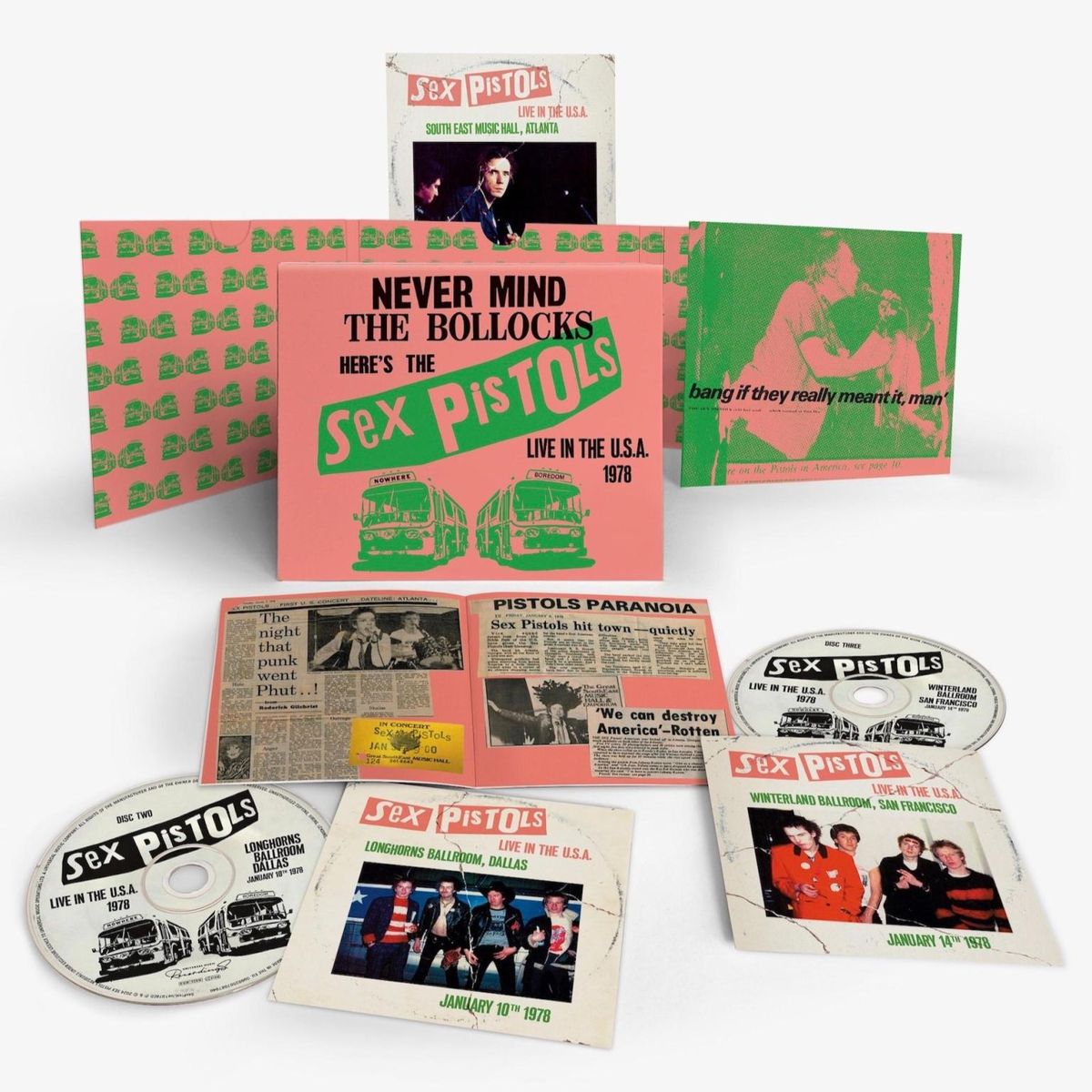 √ Sex Pistols: escono tre album live del tour USA del 1978 - Rockol