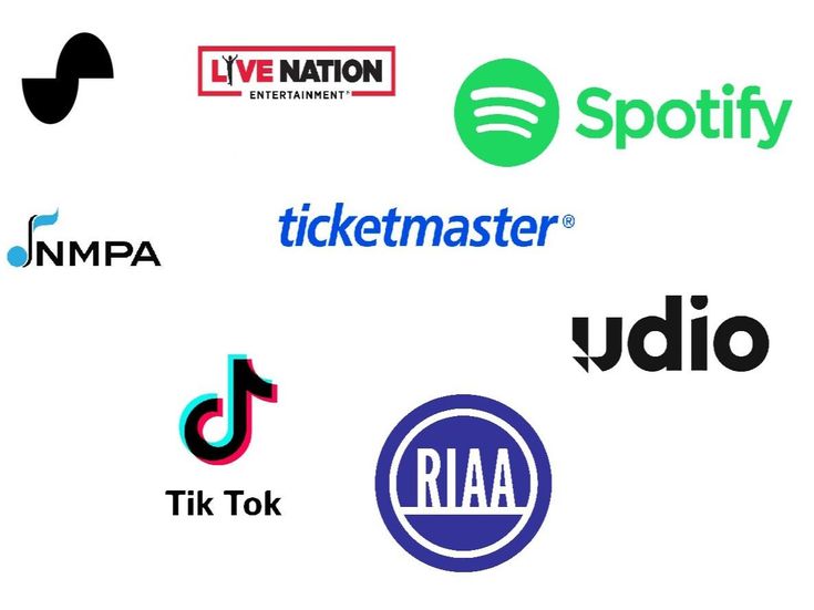 Udio Suno Spotify TikTok RIAA NMPA Live Nation Ticketmaster TikTok