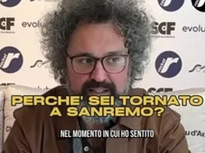 Simone Cristicchi - Sanremo 2025, le interviste di Rockol: Simone Cristicchi