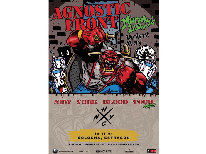 Agnostic Front in concerto a Bologna a novembre