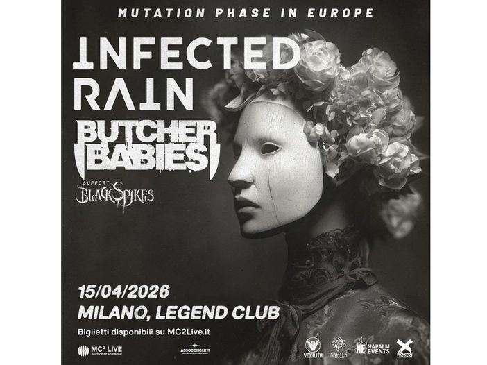 Infected Rain e Butcher Babies: una data a Milano ad aprile