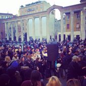 FlashMob alle Colonne di San Lorenzo a Milano il 17 gennaio