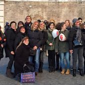 FlashMob in Piazza del Popolo a Roma il 16 gennaio