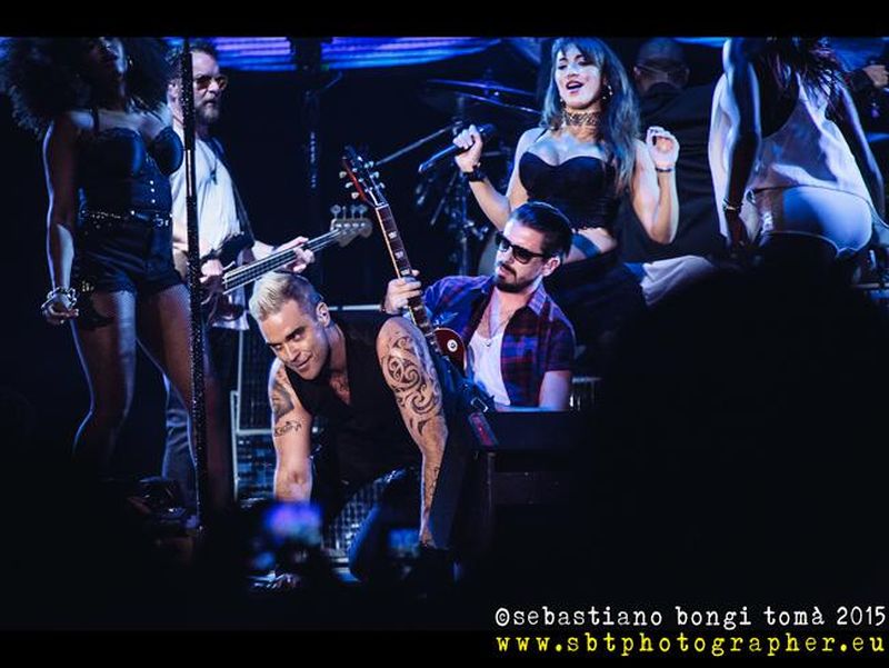 23 luglio 2015 - Lucca Summer Festival - Piazza Napoleone - Lucca - Robbie Williams in concerto