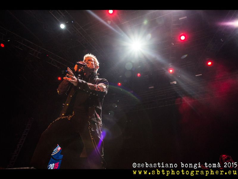 10 luglio 2015 - Lucca Summer Festival - Piazza Napoleone - Lucca - Billy Idol in concerto
