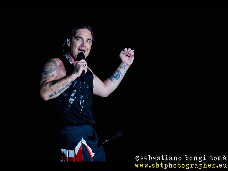 15 luglio 2017 - Lucca Summer Festival - Piazza Napoleone - Lucca - Robbie Williams in concerto