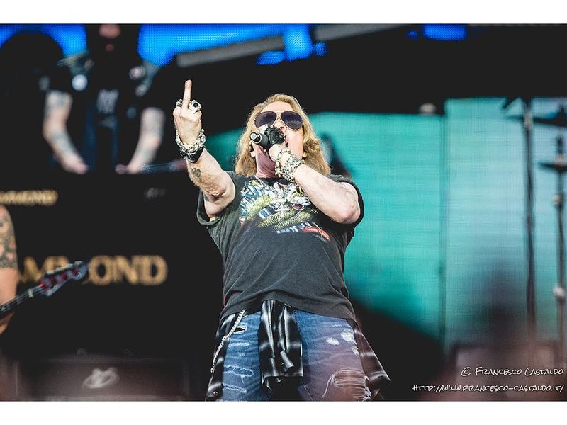 Guns N&#039; Roses all&#039;Autodromo Ferrari di Imola, 10 giugno