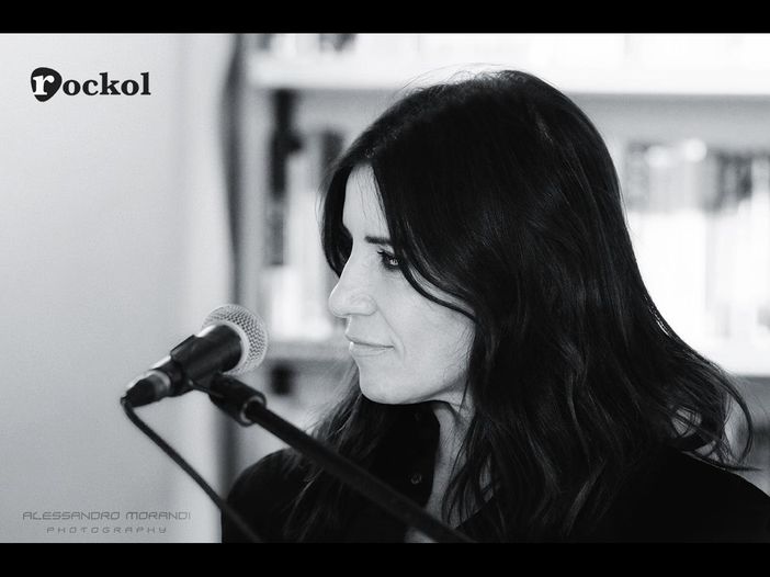 Sanremo 2017, Paola Turci in sala stampa Sanremo 2017, Paola Turci in sala stampa