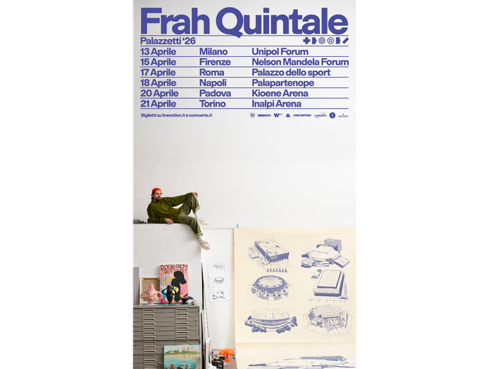 Frah Quintale: ad aprile 2026 il suo primo tour nei palasport Frah Quintale: ad aprile 2026 il suo primo tour nei palasport