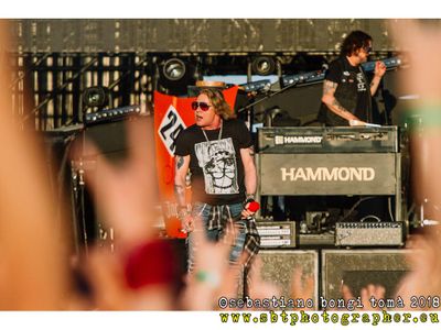 Il chitarrista dei Guns N&apos;Roses al Gods Of Metal italiano