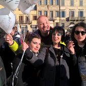 FlashMob in Piazza Santa Maria Novella a Firenze il 17 gennaio 2016