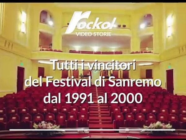 Tutti i vincitori del Festival di Sanremo dal 1991 al 2000