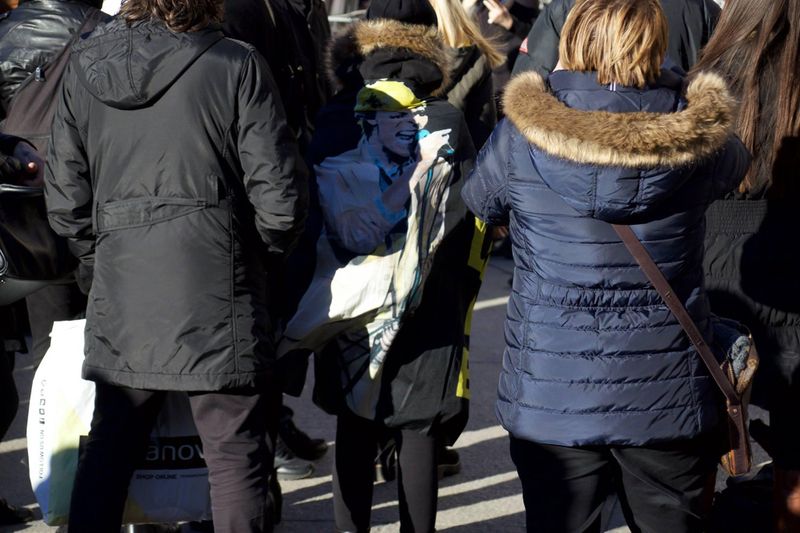 FlashMob alle Colonne di San Lorenzo a Milano il 17 gennaio