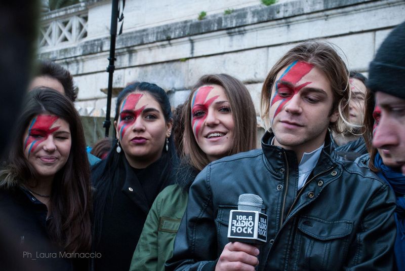 FlashMob in Piazza del Popolo a Roma il 16 gennaio