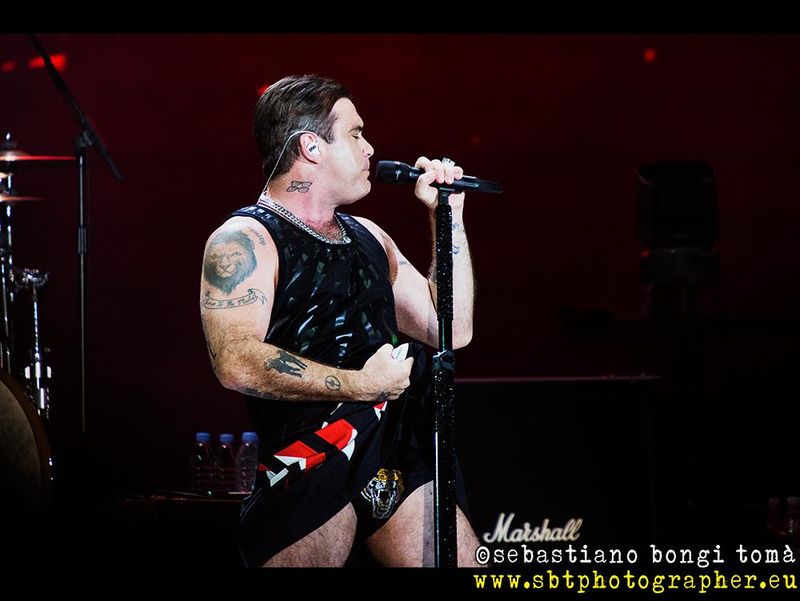 15 luglio 2017 - Lucca Summer Festival - Piazza Napoleone - Lucca - Robbie Williams in concerto