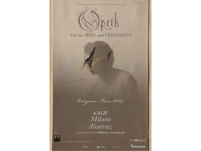 Opeth: gli orari della data di Milano