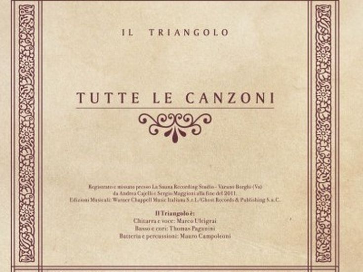 TUTTE LE CANZONI Il Triangolo