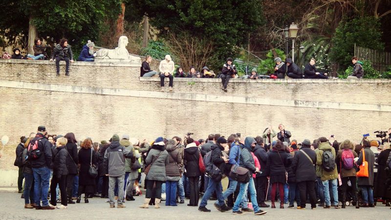 FlashMob in Piazza del Popolo a Roma il 16 gennaio