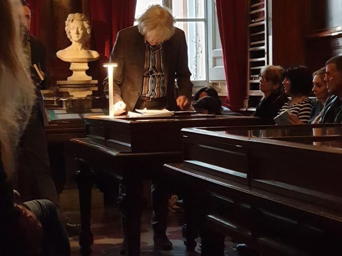 Bob Geldof a Roma per una lettura pubblica di John Keats: le foto