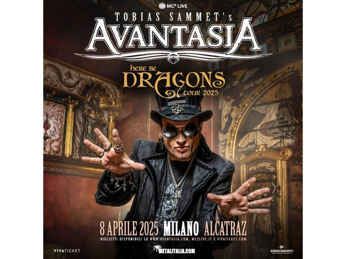 Avantasia: ad aprile 2025 live in Italia