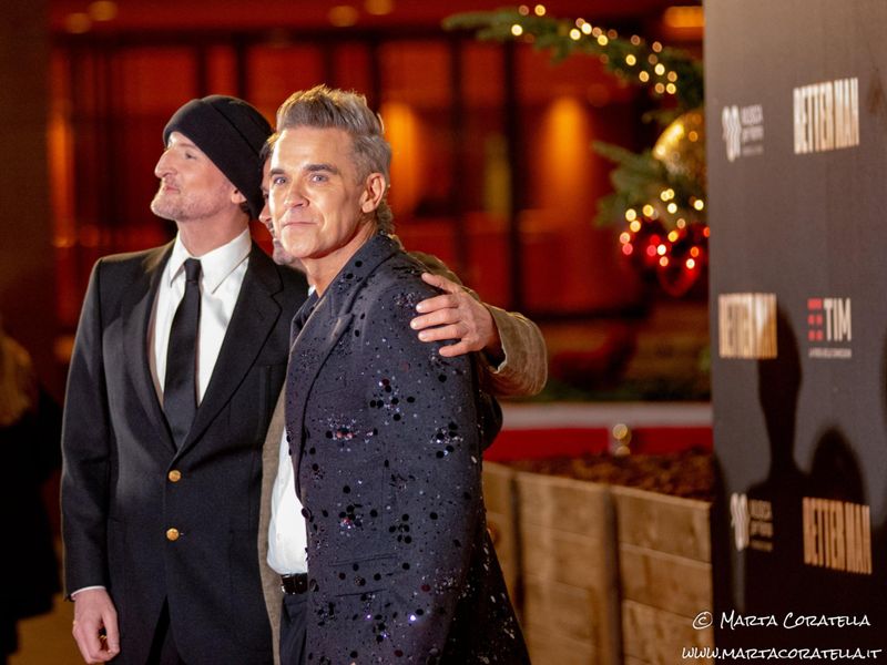 6 dicembre 2024 - Robbie Williams presentazione film &#039;Better Man&#039; a Roma
