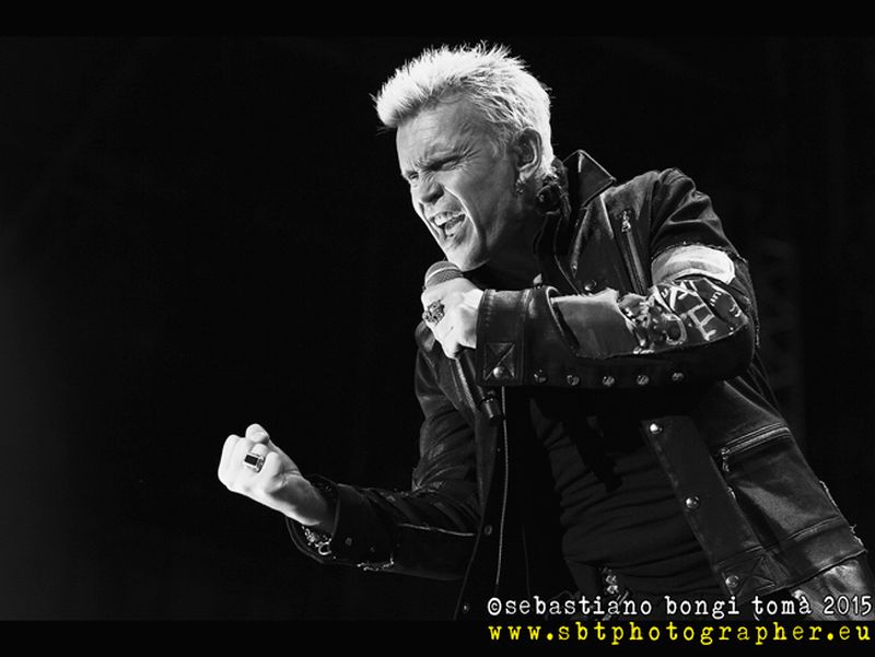 10 luglio 2015 - Lucca Summer Festival - Piazza Napoleone - Lucca - Billy Idol in concerto