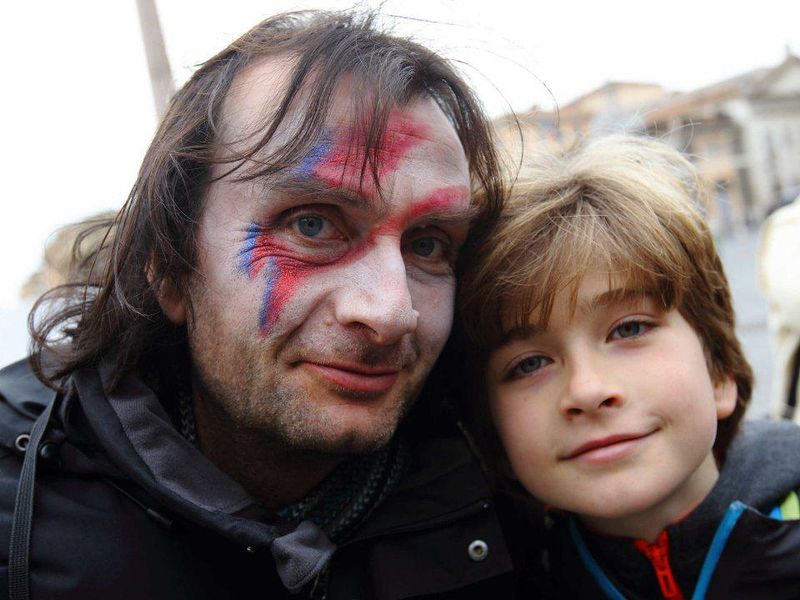 Flash Mob David Bowie - Roma