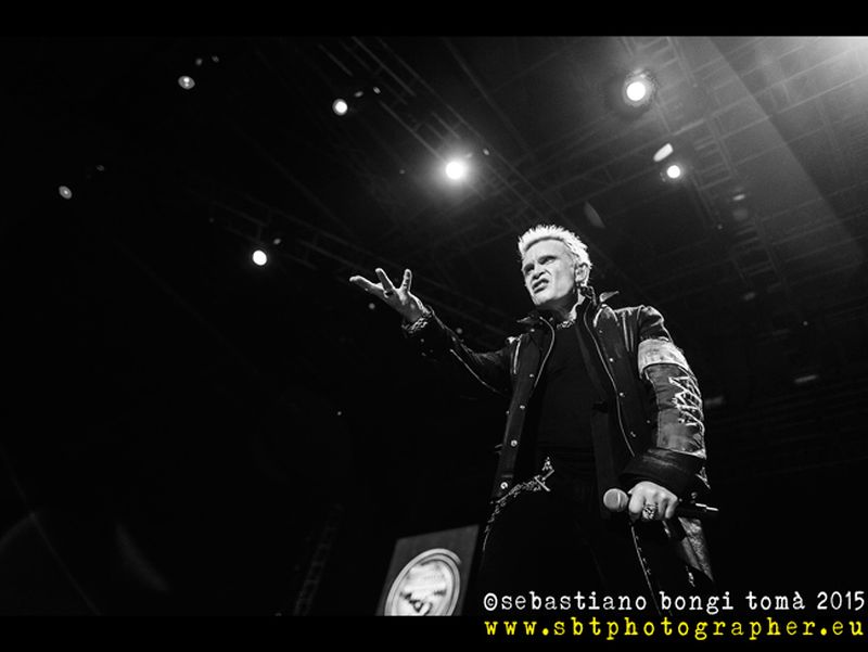 10 luglio 2015 - Lucca Summer Festival - Piazza Napoleone - Lucca - Billy Idol in concerto