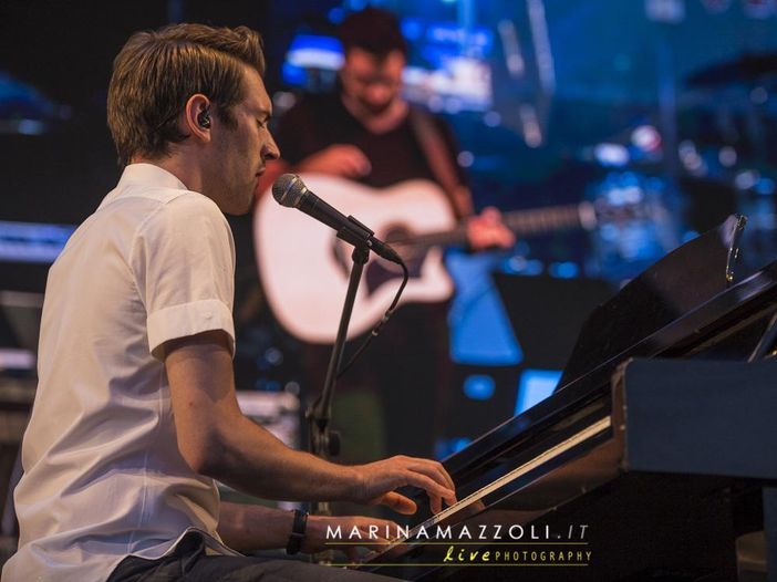 Sanremo 2015, Giovanni Caccamo in sala stampa
